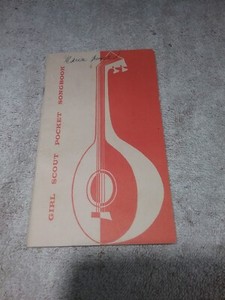 Vintage 1956 Girl Scout Pocket Songbook 48 pages Soft Cover Good Condition