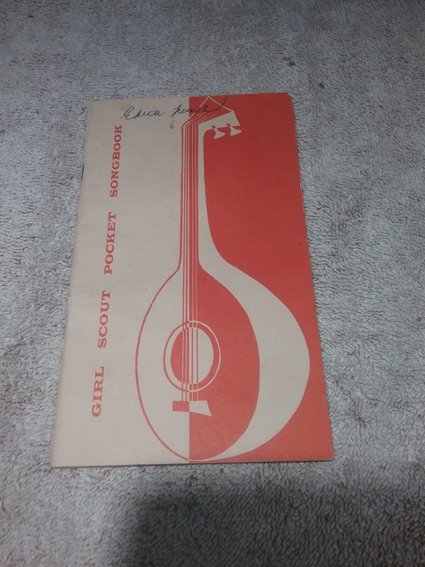 Vintage 1956 Girl Scout Pocket Songbook 48 pages Soft Cover Good Condition