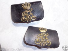 2x pudełko na kartusze, oficer, Prusy, Huzar, Ulan, Dragoner / 1x oryginalne i 1x kopia 