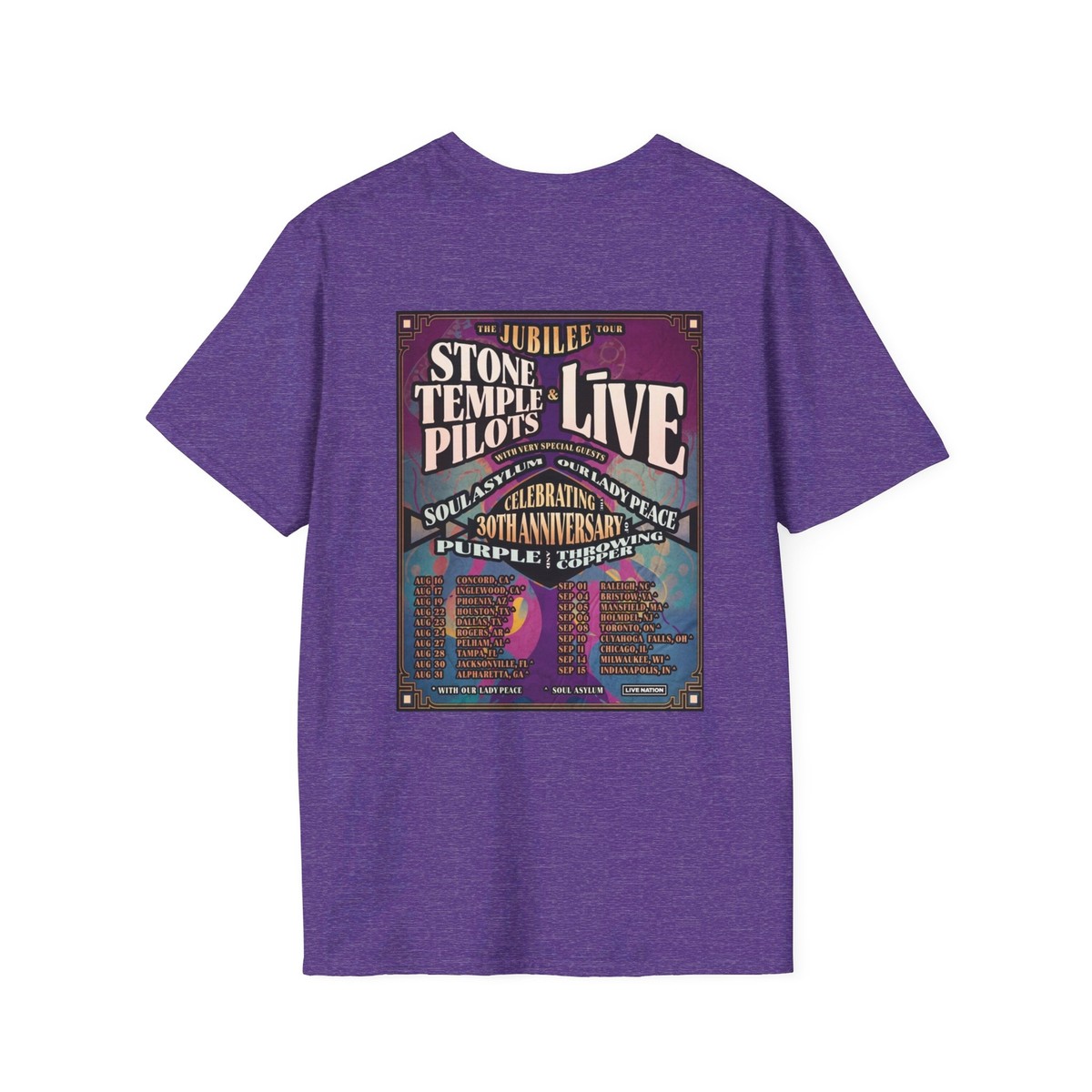 Jubilee Tour Stone Temple Pilots Live 2024 Unisex Softstyle