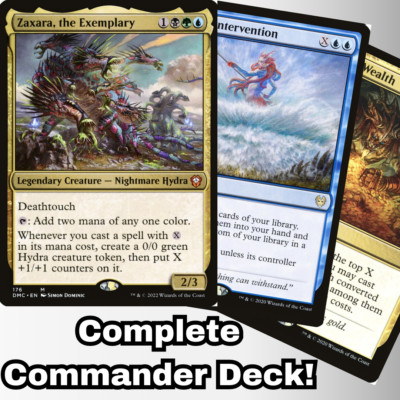 MTG  レア１１枚セット MTG Commander EDH Deck Zaxara, the Exemplary 100 Cards Custom Deck