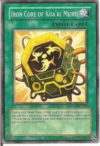 Iron Core of Koa'ki Meiru - TU02-EN020 - Common - Unlimited Edition x3 - Lightly