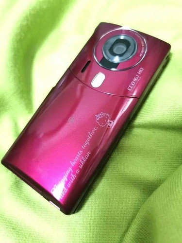 Sharp Hello Kitty Mobile Phone Antique Berry 007SH KT Unisex Retro Rare - Picture 2 of 10