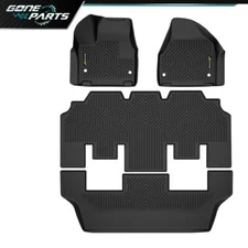 Floor Mats Protection Liners All Weather TPE Fit For 2017-2025 Chrysler Pacifica