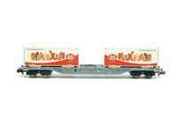 Fleischmann N 865243 Containertragwagen, Aae Neu & Ovp