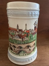 German 6” Stoneware Beer Stein Rothenburg O.d. Tauber Anni 1631