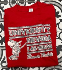 UNLV Running Rebels VTG Single Stitch 1980s Nevada Las Vegas Tshirt NCAA Medium