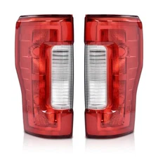 Pair Tail Lights Brake Lamps LH & RH Fit For 2017-2019 Ford F250 F350 Super Duty