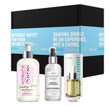 Coochy Plus MOISTURIZING  NOURIA 3-Steps Kit Intimate Shave Gift Set
