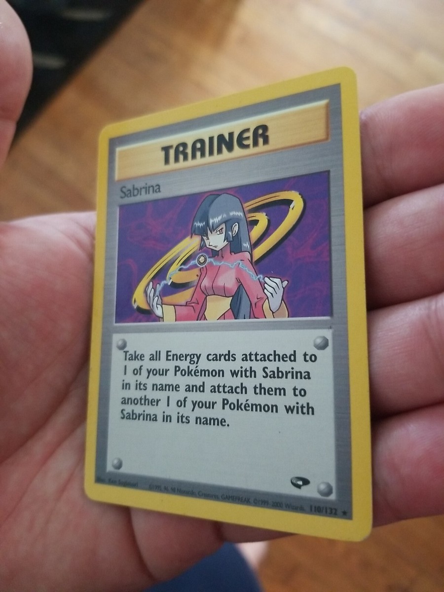 Sabrina 110/132 Pokemon Gym Challenge Unlimited Non Holo NM/LP | eBay