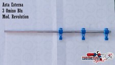 ASTA ESTERNA PER CALCIO BALILLA 3 OMINO BLU MODELLO REVOLUTION ROBERTO SPORT