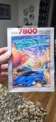 Vintage Atari 7800 Video Game Fatal Run 1990 Factory Sealed L@@K!!!