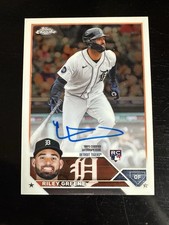 2023 Topps Chrome - Rookie Autographs Riley Greene #RA-RG (AU, RC)