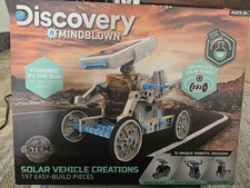 Discovery MINDBLOWN Solar Vehicle Creations Kit, 197 Pieces, Ages 8 , Robot