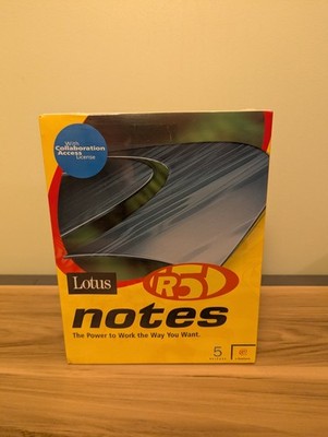 Lotus Notes Release 5 R5 Client   North American Edition   NEW SEALED !