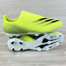 Adidas X Ghosted.3 LL FG Neon/Black Laceless Soccer Cleats - FW6969 - Men s 11