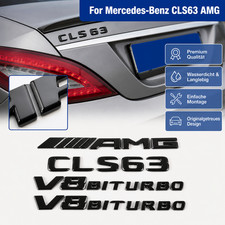 CLS63 AMG V8 Biturbo Aufkleber 3D Schriftzug Emblem Dekor Für Mercedes Benz CLS63 AMG V8 Biturbo Aufkleber 3D Schriftzug Emblem Dekor Für Mercedes Benz