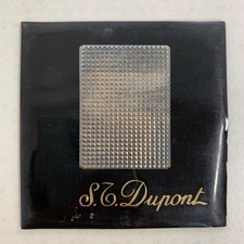 S.T. Dupont Lighter Silver Diamond Head Compact Used, No Spark Check