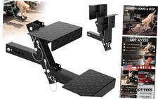 Folding Truck Step With Safety Strap - Anti-loss Pin Hitch Step For 2 Folding Truck Step With Safety Strap - Anti-loss Pin Hitch Step For 2