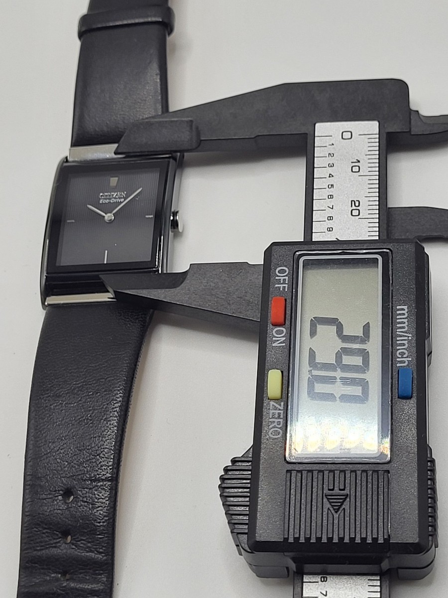 NEAR MINT ] Citizen Eco Drive Watch men's B023-S036577 Black