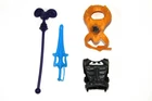 Motu Vintage Weapons Lot. Skeletor Staff, Yellow Beastman, Black Zodak He-man