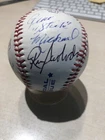 Autographed Baseball-7 Signors-Gene Michael-Harrelson