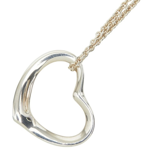 Tiffany & Co. Open Heart Necklace, SV925 Silver, Women's. GZl1hi68 - Picture 1 of 7