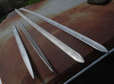1959 AMC Rambler Station Wagon 4 door body Trim lot 4 pieces