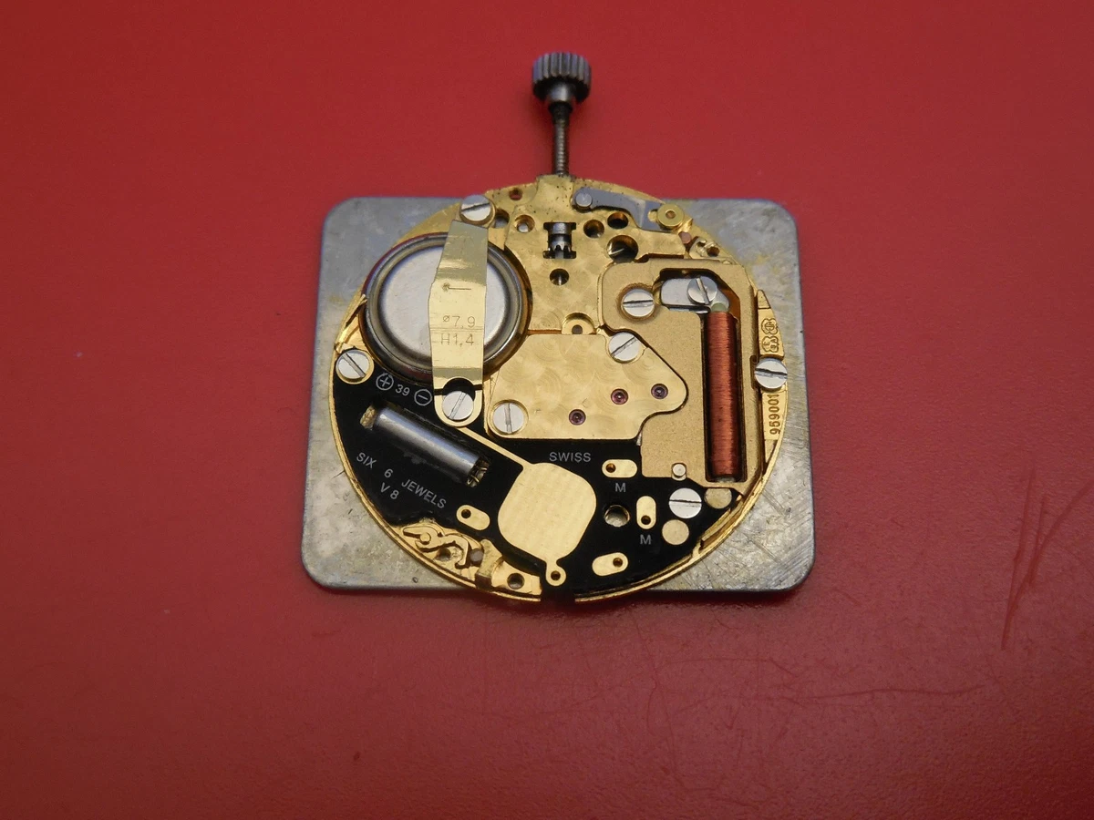 Mouvement De Montre Mécanique Vintage Concord 324 - Cadran Blanc, Pour Pièces Ou Réparation