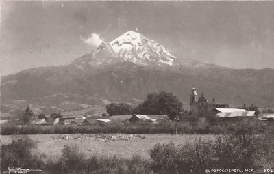 REAL PHOTO - El Popocatepetl, MEXICO