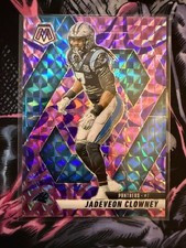 2025 Panini Mosaic - Jadeveon Clowney #163 Reactive Purple Mosaic Prizm