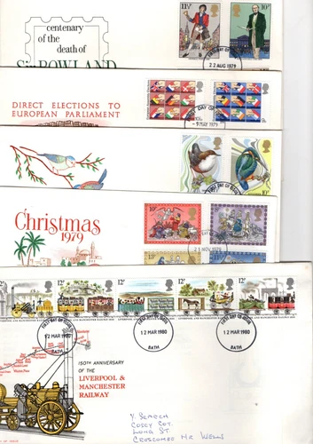 VARIOUS  - BATH CDS STUART FDC'S X10 FROM COLLECTION BX2/10