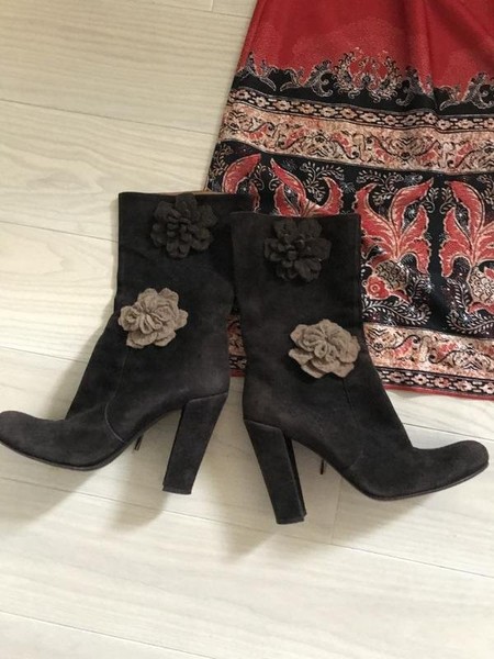 Women Gianmarco Lorenzi Boots Brown Suede 37