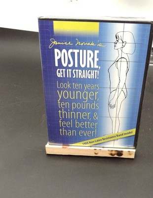 Janice Novak's Posture: Get It Straight! DVD (2007) [Sealed]