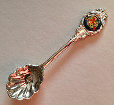 Vintage versilberter Sammler Löffel von Cameo - Andenken an St. Maarten