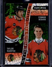 2023-24 UD Synergy Taylor Raddysh Connor Bedard Synergistic Star RC Green #/399