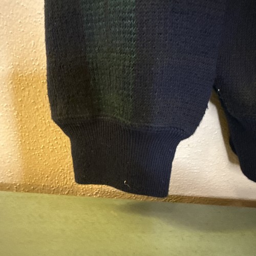 Vintage Ralph Lauren Polo Tennis Herren Größe LG karierter Strickpullover Pullover gebraucht, in einwandfreiem Zustand - Bild 7 von 9