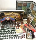Vintage 1990 Hero Quest Board Game Milton Bradley *Extra Figs *Mostly Complete