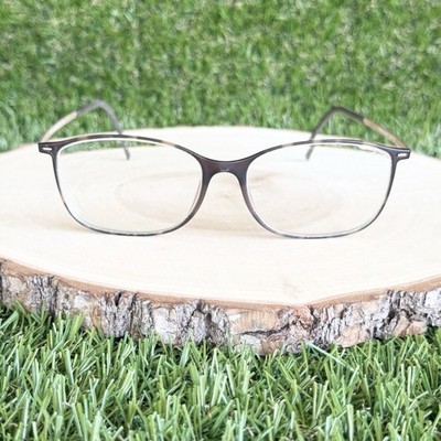 Silhouette SPX 1572 6053 Eyeglasses Frames Only 54-16-145 Titanium Austria Brown