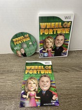 Wheel of Fortune (Nintendo Wii, 2010) Complete W/ Manual - Tested Clean Copy