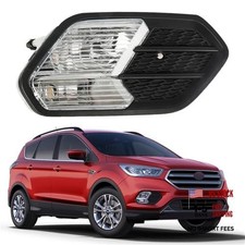 Right Side Fog Light Replacement for Escape 2017 2018 2019 w/Black Cover