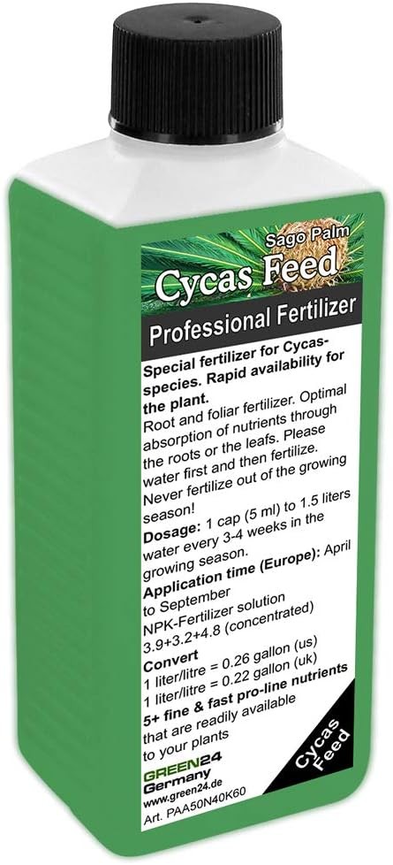 GREEN24 Cycas - Sago Palm Liquid Fertilizer HighTech NPK, Root, Soil, Foliar, F