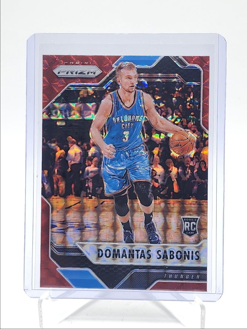 DOMANTAS SABONIS 2016-17 PANINI PRIZM MOSAIC ROOKIE RED THUNDER RC Q5515
