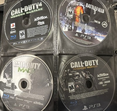 Playstation 3 PS3 Call Duty 4 Game Bundle Modern Advance Warfare 4 Battlefield