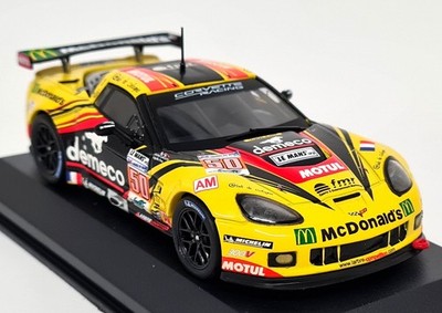 Atlas 1/43 Chevrolet Corvette ZR1 Le Mans 2012 Bornhauser Canal Lamy Model Car
