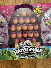 New Hatchimals CollEGGtibles Purple Collector&rsquo;s Case with 26 Hatchimals 