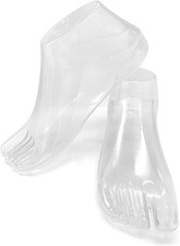 1 Pair Plastic Foot Model Tools Shoes Support for Ankle-High Shoes Display