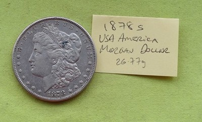 1878 s Silber USA American Morgan Dollar [26,77 Gramm]