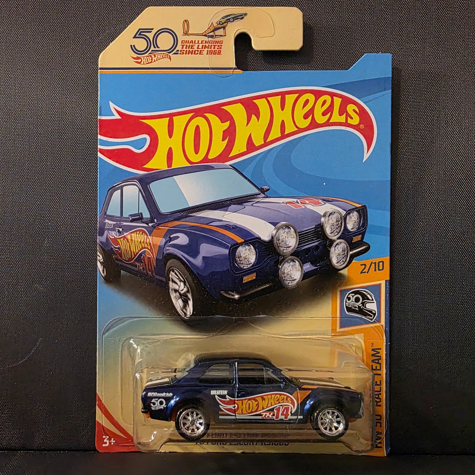 STH🔥Hot Wheels 2018 HW 50th Race Team, '70 Ford Escort RS1600