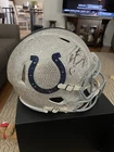 New ListingPeyton Manning Colts Autographed Swarovski Crystal Riddell Authentic Helmet!